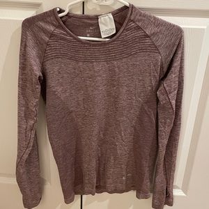 Nike long sleeve purple tee